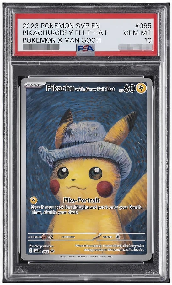 Pikachu Van Gogh PSA 10
